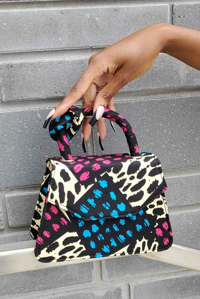 African bag. mini shoulder bag. Mini crossbody bag for women.