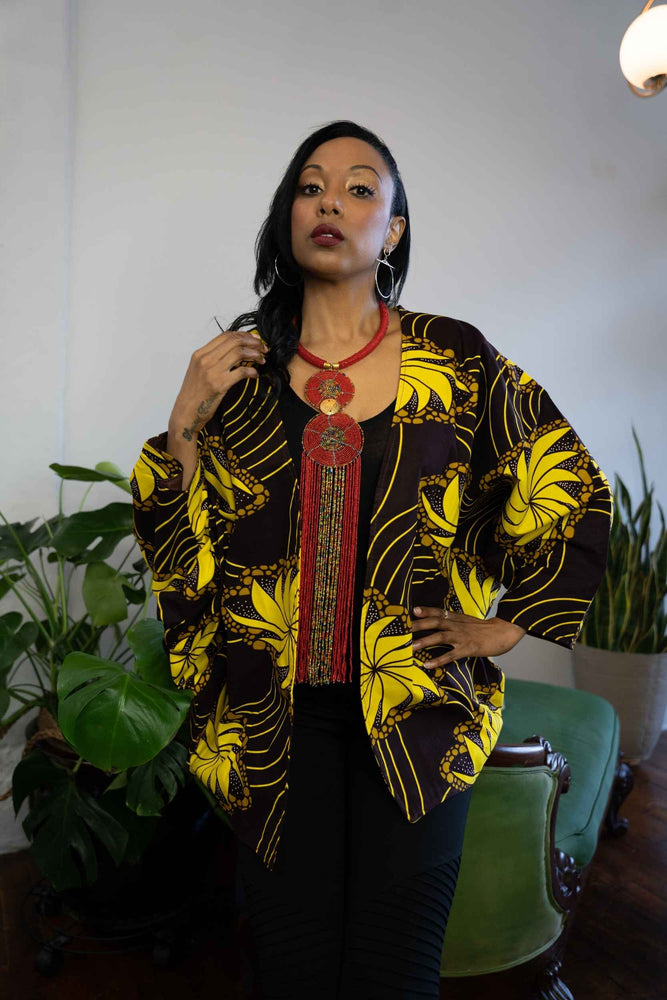 african print jackets for women