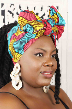 Elda African Print Head wrap