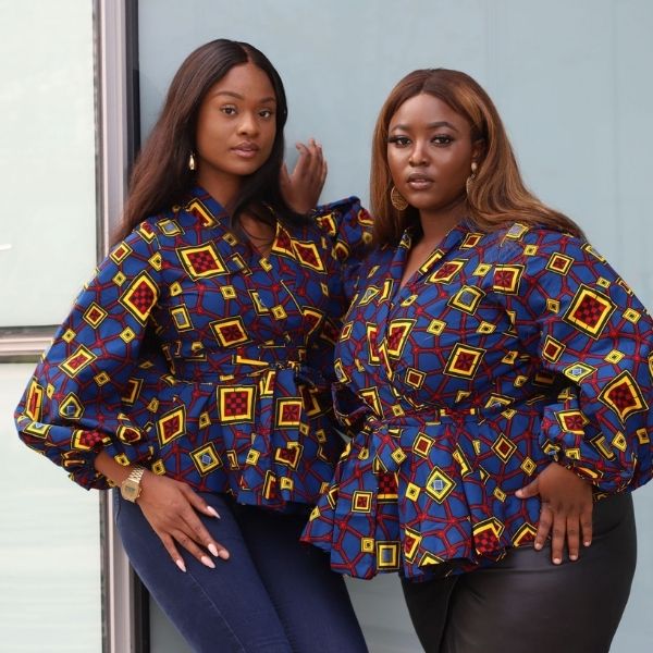 OBIANDA African Peplum Top For Women - Kejeo Designs – KEJEO DESIGNS