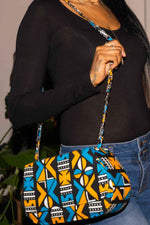 African shoulder bag. African print crossbody bag. Crossbody bag. Women's purses.