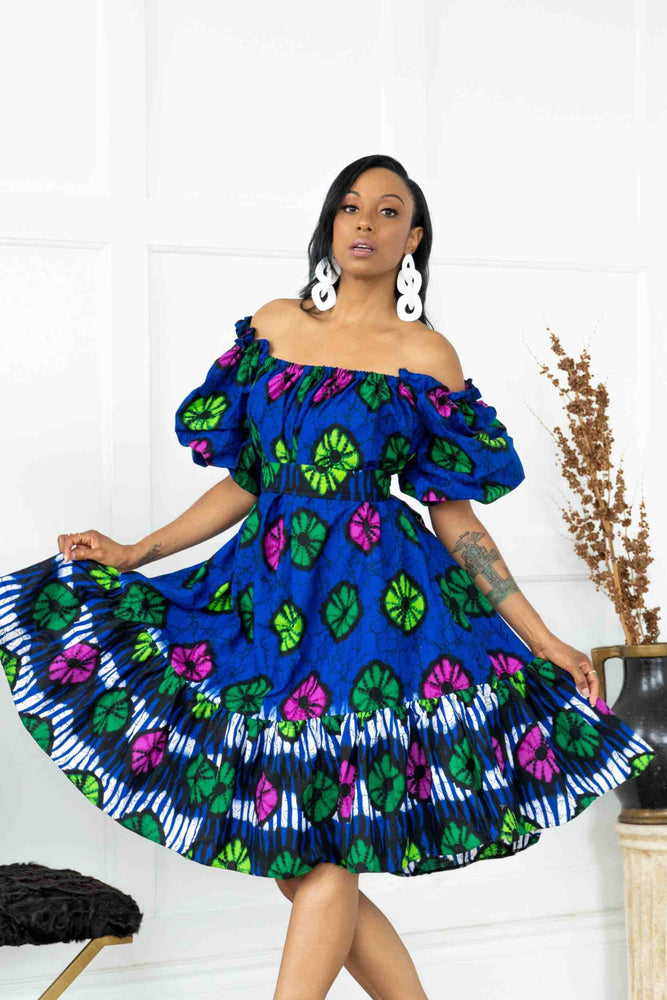 Blue African Dress Blue African Dress
