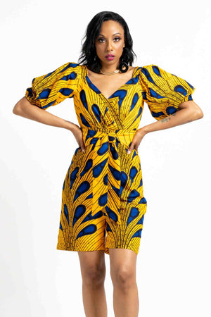 
            
                Load image into Gallery viewer, african print jumpsuit. Jumpsuit for women. Playsuits for women.
            
        