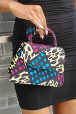 African bag. mini shoulder bag. Mini crossbody bag for women.
