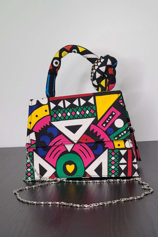 
            
                Load image into Gallery viewer, african bag. african print mini bag
            
        
