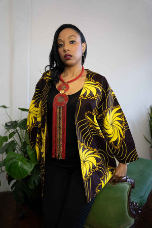 african print kimonos
