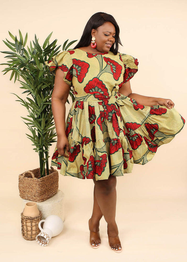 formal african print dresses African Print Dress Jamila, African Print Front Slit Dress, African Dress, Kente Dress, Kente Evening Dress, Sexy Low Plunge Cocktail Dress