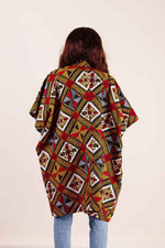 Kimono jacket. cover up piece. Women's jacket. African clothing for women.