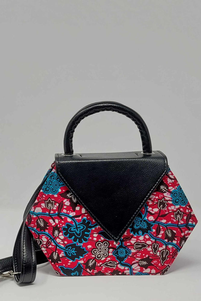 
            
                Load image into Gallery viewer, Pink bag. Pink crossbody bag. African crossbody bag. African small bag. African bag women
            
        