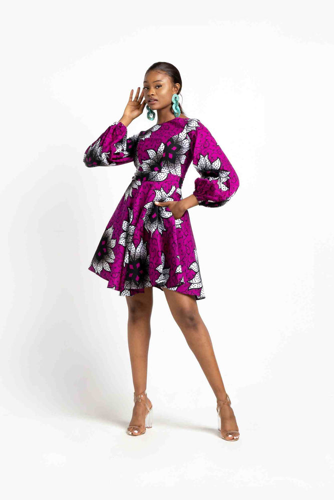 
            
                Load image into Gallery viewer, African dresses. Mini Dress. African dress designs. elegant dresses for wedding guests. cocktail dresses
            
        