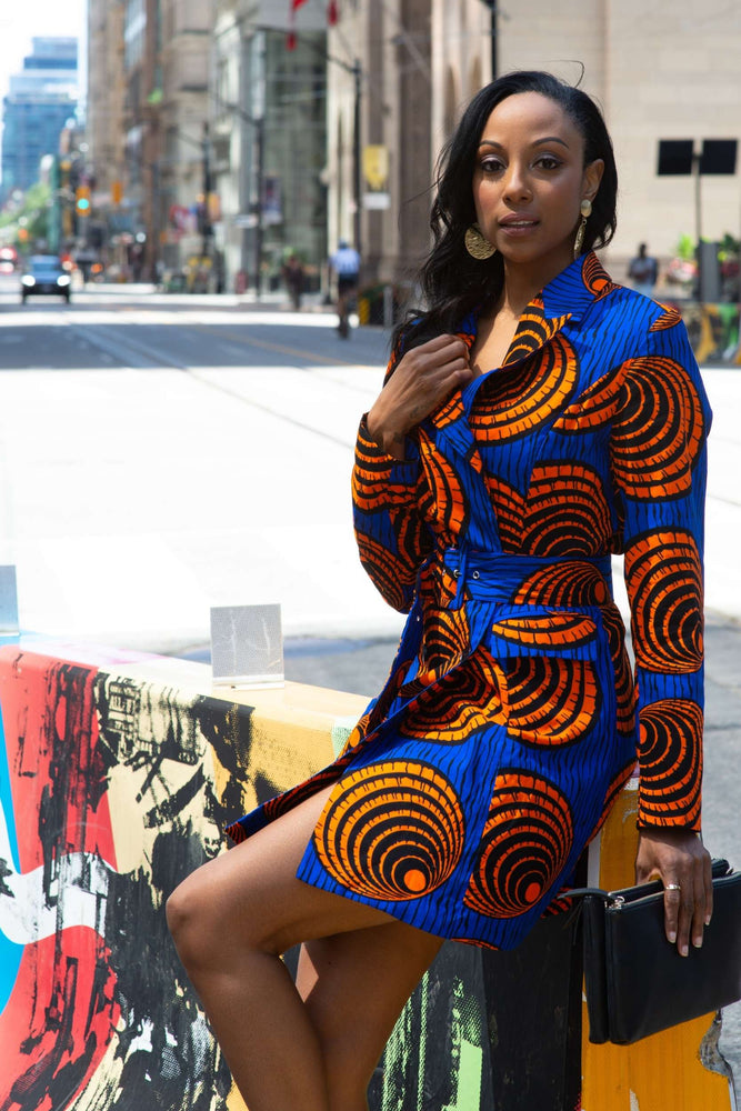 Blue African Dress Blazer for Women- African Dresses - Kejeo Designs KEJEO DESIGNS Blue African Dress Blazer for Women- African Dresses - Kejeo Designs KEJEO DESIGNS