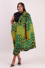 African print jacket for plus size women. African coat for plus size women. African jacket with matching pant for women.