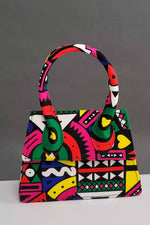 African bags. Pink mini bags. Floral bags.