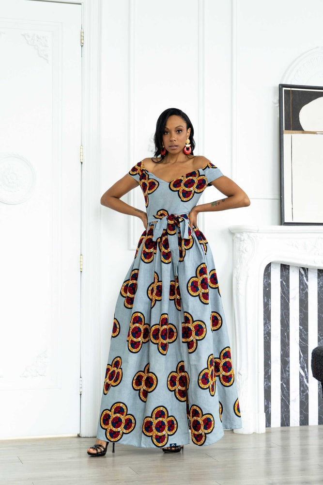 TANIKA African Print Maxi Dress TANIKA African Print Maxi Dress