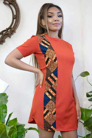 
            
                Load image into Gallery viewer, orange african dress
            
        