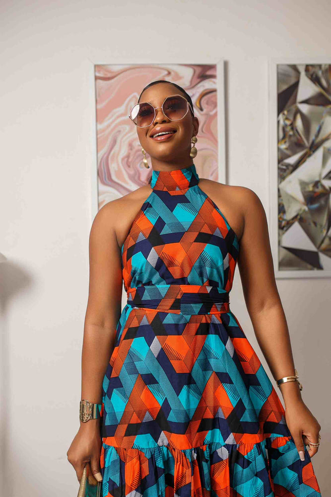 MERA African Short Dresses- African dresses with KEJEO DESIGNS XL MERA African Short Dresses- African dresses with KEJEO DESIGNS XL