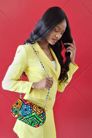Shoulder bag. African shoulder purse. summer bag. Handbag for women. african bag