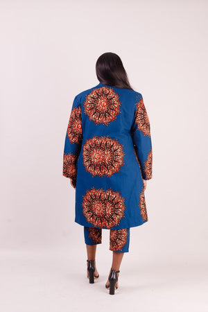 Plus size pant for women. African print plus size jacket and African print plus size pant. African clothing for plus size women