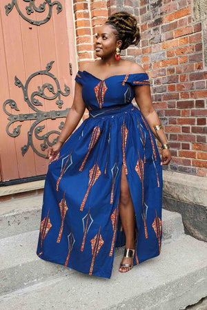 Alika African Maxi Dress For Women Kejeo Designs – KEJEO DESIGNS
