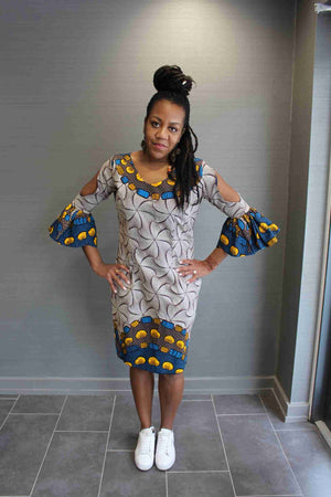 
            
                Load image into Gallery viewer, African print dress. African dresses for women.  Pencil dress for women
            
        