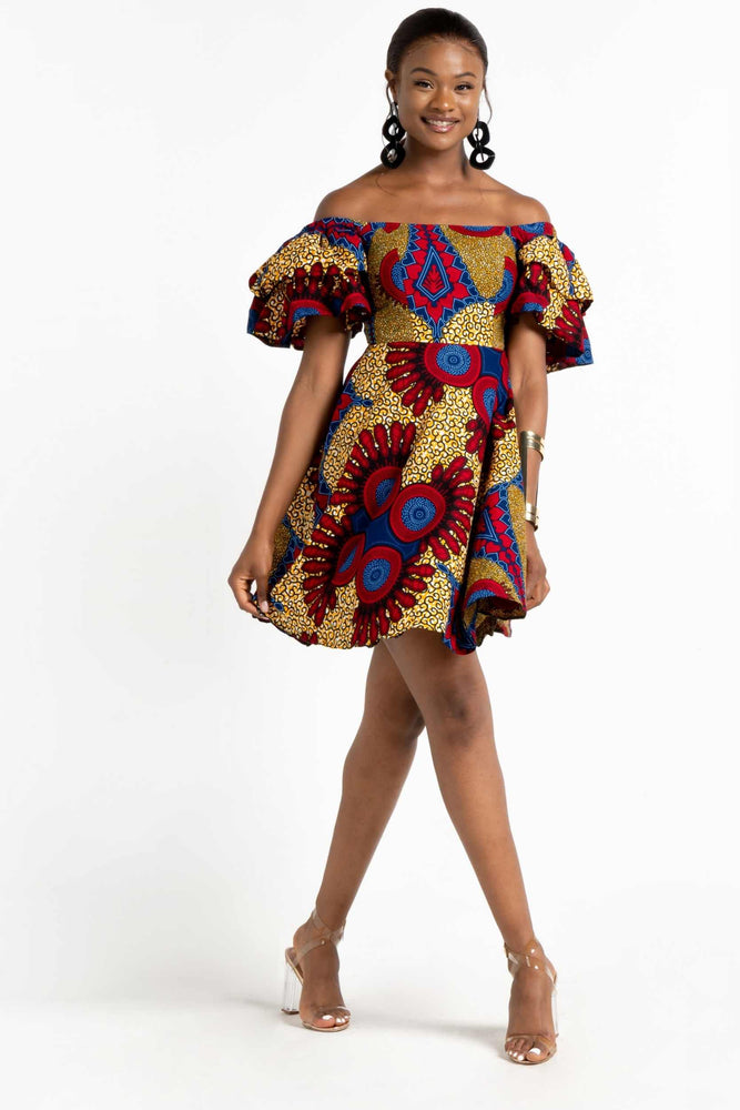 Junia African Mini Dress | Kejeo Designs XL Junia African Mini Dress | Kejeo Designs XL