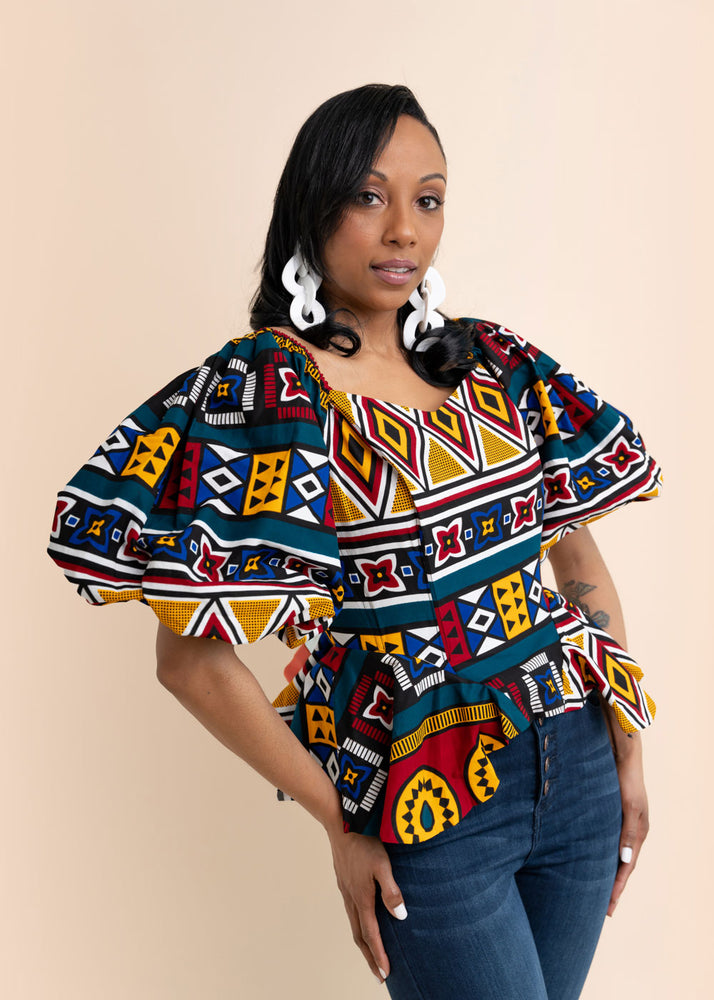 Uzi African Print Unisex Jacket - African Clothing - Kejeo Designs L/XL