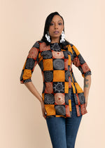 ankara top, African top, summer top, work clothing, tops for work, African clothes, african designs