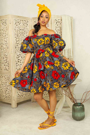 African Print Chitenge Dress Styles African Dresses Designs Half
