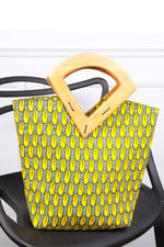 African print handbag for women