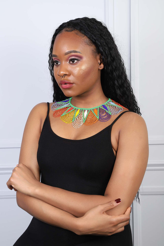UZEA (Multicolor) African Beads Necklace OPTION B UZEA (Multicolor) African Beads Necklace OPTION B