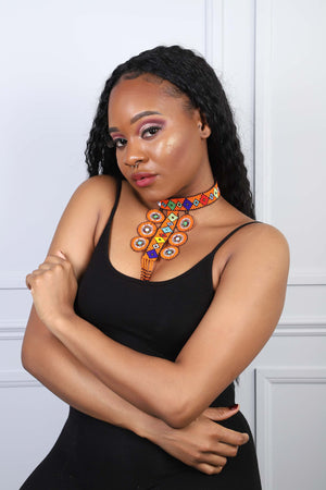 
            
                Load image into Gallery viewer, AYINA African Beads Necklace
            
        