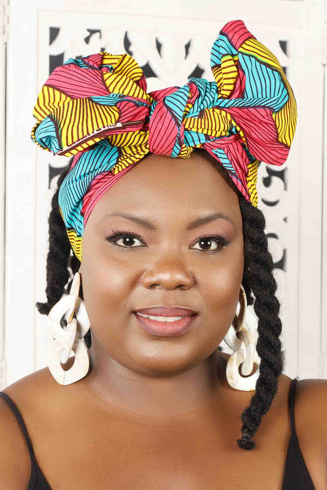 
            
                Load image into Gallery viewer, Elda African Print Head wrap
            
        