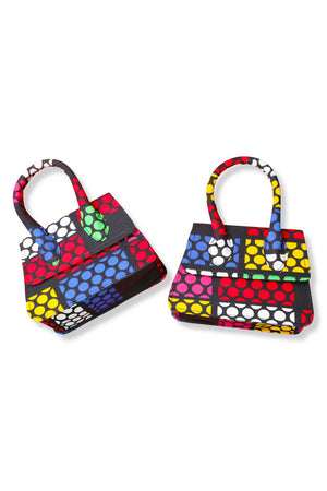 African mini bag. African handbag