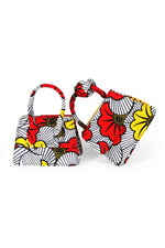 African bags. Red mini bag