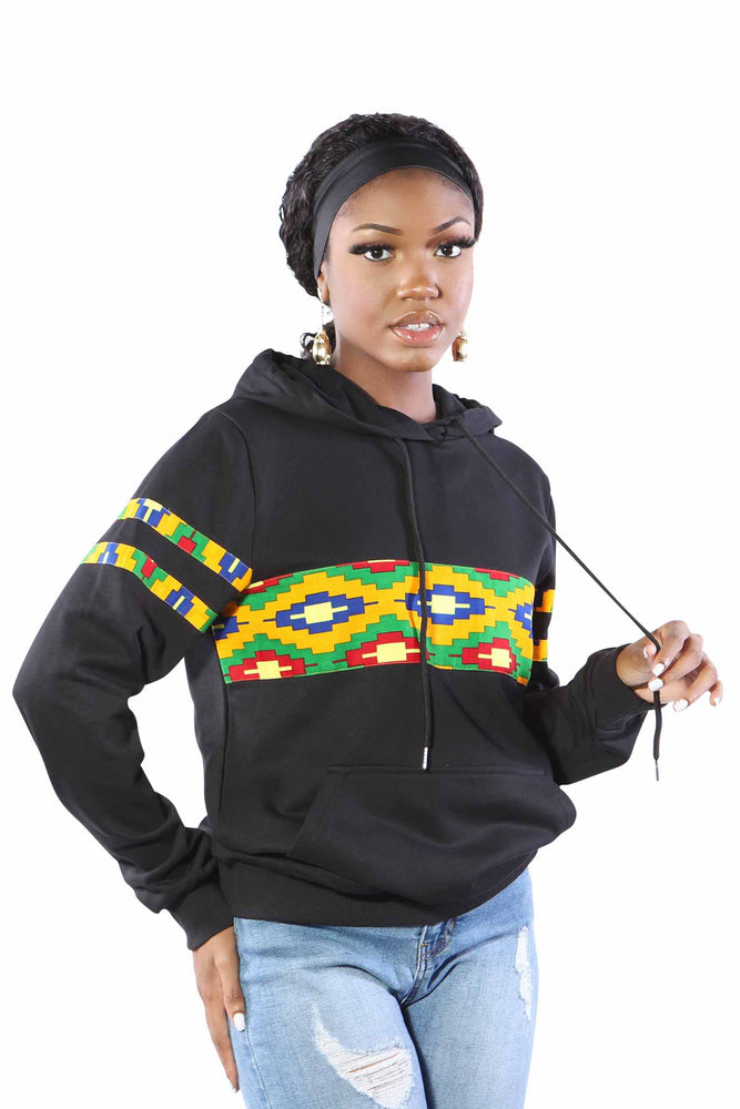 meddelelse Tilgivende Landbrugs Kora African Print Unisex Pullover Hoodie Sweatshirt - KEJEO DESIGNS