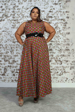 African dress for women. African clothing for plus size women. Plus size women African maxi dress.