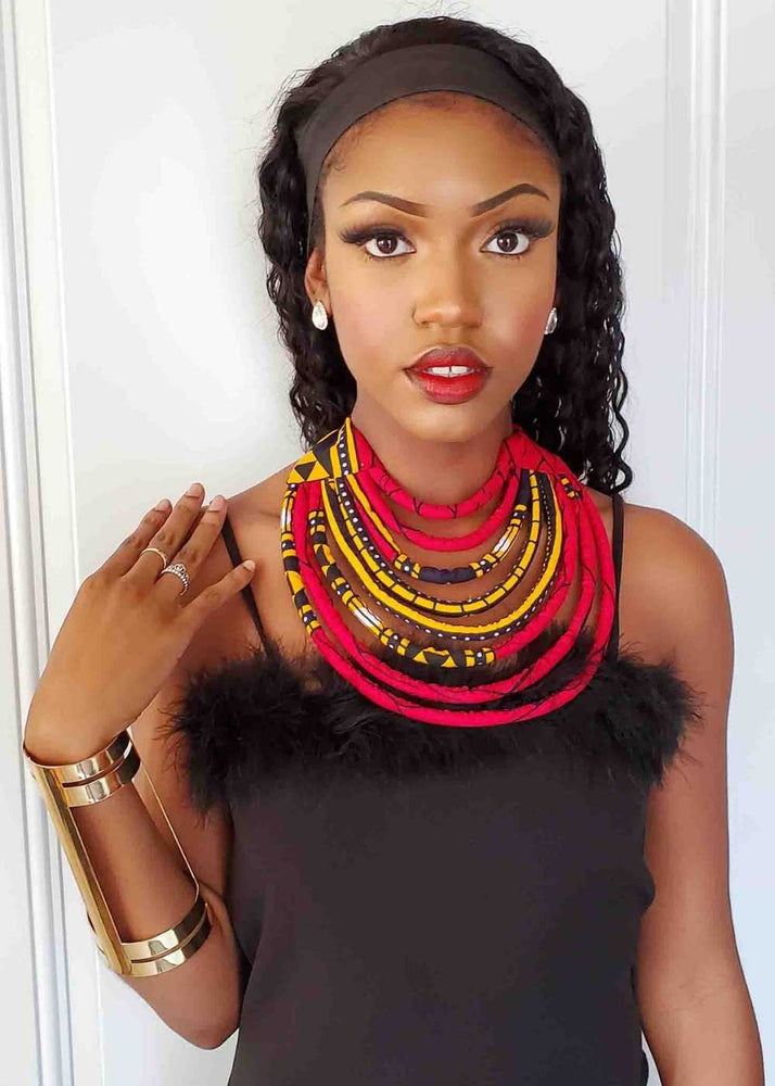 
            
                Load image into Gallery viewer, necklaces for girlfriend. african necklace. queen necklace
            
        