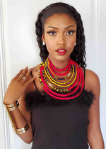 necklaces for girlfriend. african necklace. queen necklace