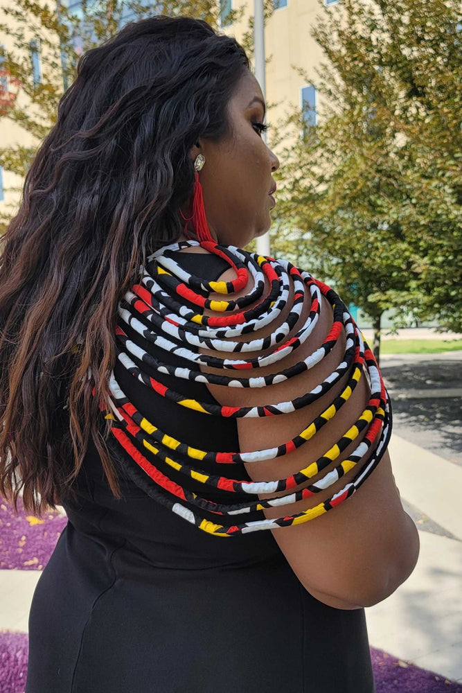 african necklace. Large statement necklace