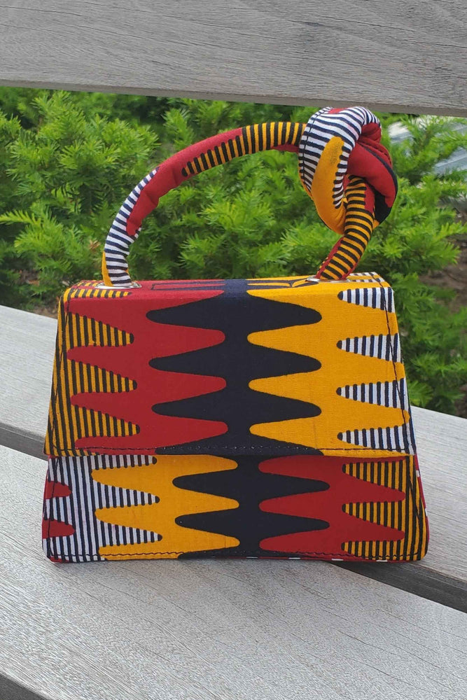 Mini Crossbody bags. African bags for women. Small Red Bag for women.