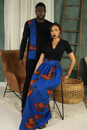 
            
                Load image into Gallery viewer, FATAYE African Print Maxi Skirt
            
        