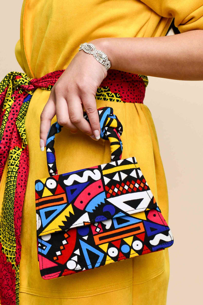 BUMIA African Print Mini Bag