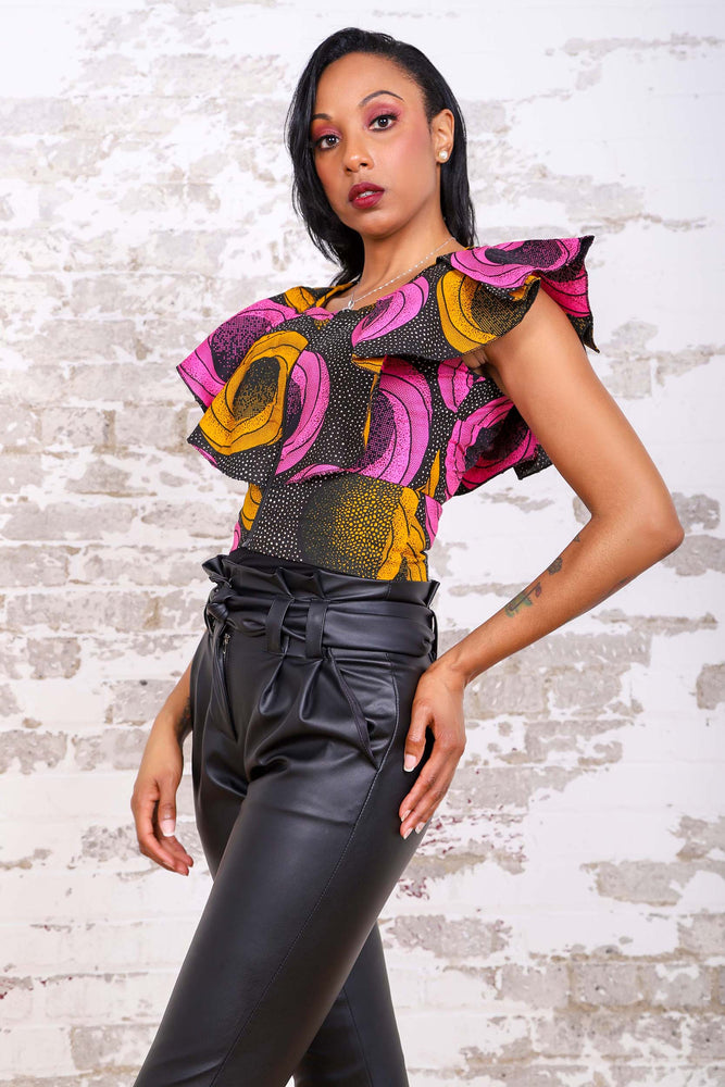 ALBINA AFRICAN PRINT CROP TOP - KEJEO DESIGNS. Summer outfits for women.