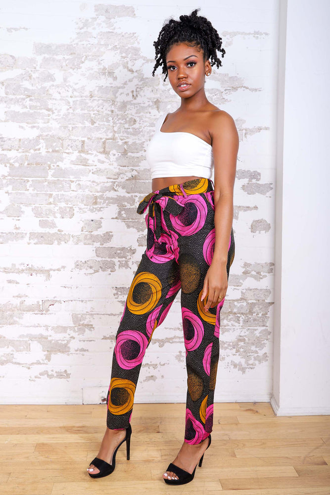 African Clothing- African Print Pants for Women - KEJEO DESIGNS