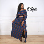 ASANA African Print Maxi Skirt SKIRT KEJEO 