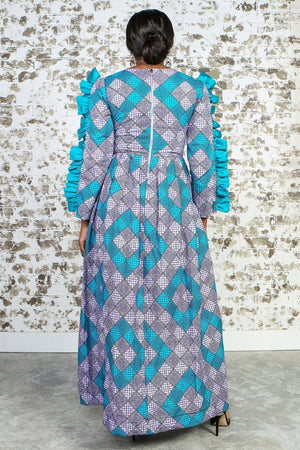 DIYANA African Print Dress DRESS KEJEO 