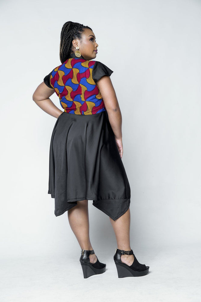 ERICA African Print Dress SHORT DRESS KEJEO 