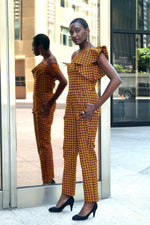 KARALA African Print Jumpsuit - KEJEO DESIGNS