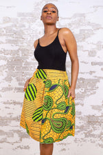 LAURAINE AFRICAN PRINT WOMEN'S MINI SKIRT - KEJEO DESIGNS