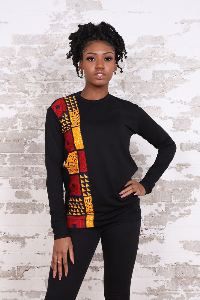 MIKO African Print Long Sleeve Unisex Adults' Shirt - KEJEO DESIGNS